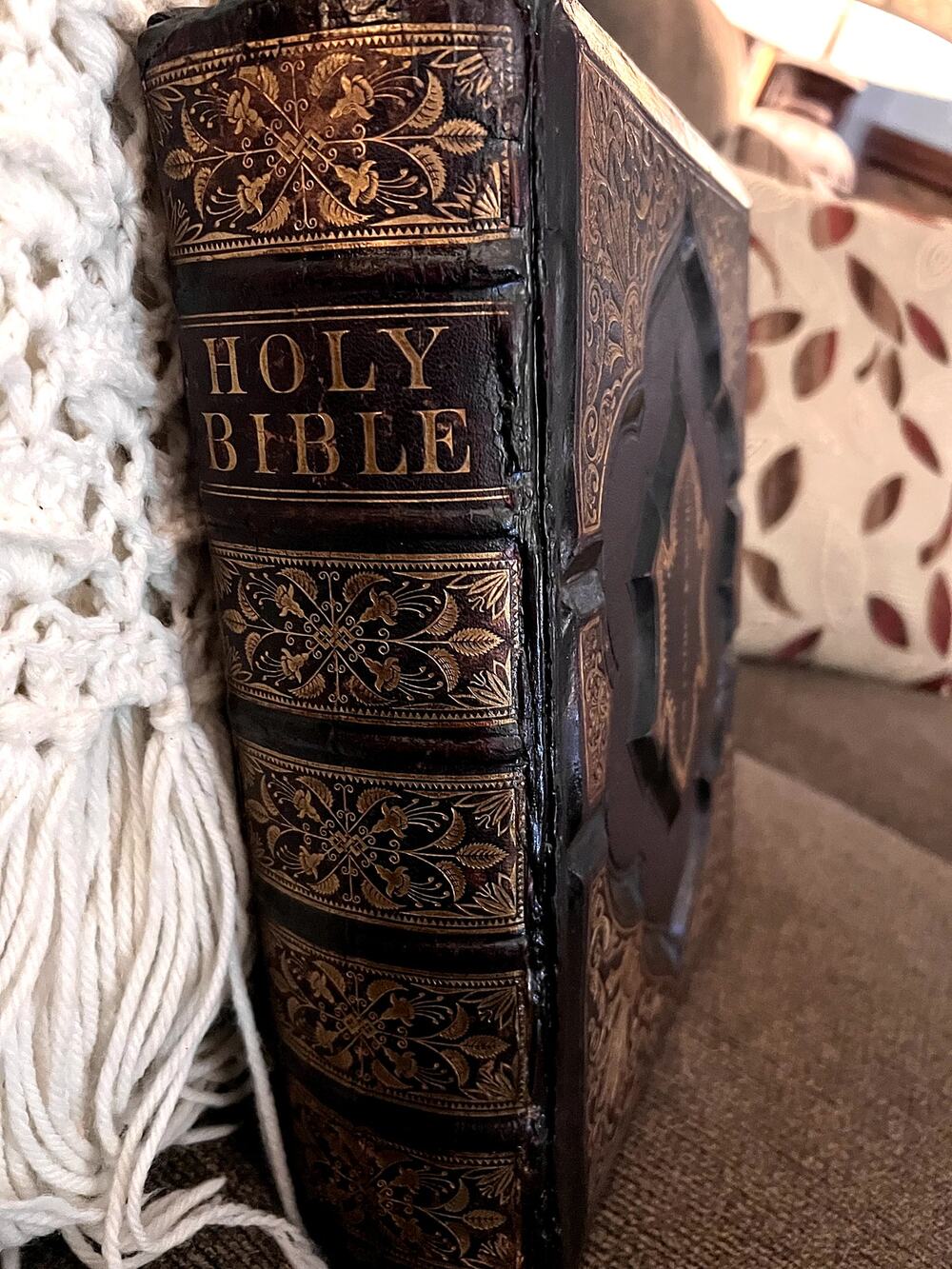 Antique Family Bible with Apocrypha - 1872